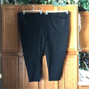 NWT UNIVERSAL STANDARD Seine Mid Rise Skinny Jeans Black - 36